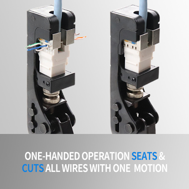 Обжимной инструмент для сетевого модуля Keystone RJ45 с пониженной скоростью для угла 180 градусов PX-T-DS