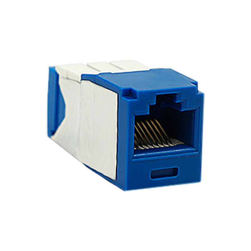 CAT6A FTP Одиночный экранированный 180 градусов Keystone Jack